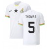 Ghana Thomas Partey #5 Hjemmedrakt VM 2022 Kortermet